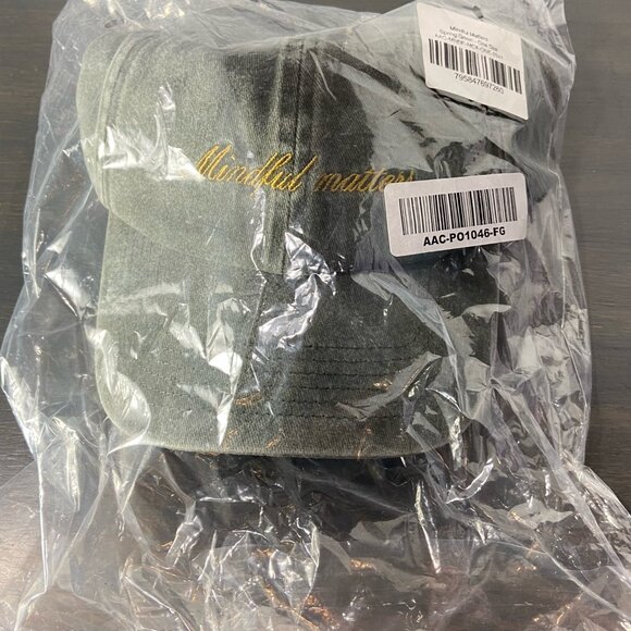 Mindful Matters Green Washed Embroidered Dad Hat – Adjustable – NWT - Picture 5 of 5